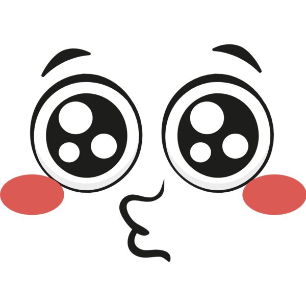 Cartoon Kissing Face 1 Thumbnail