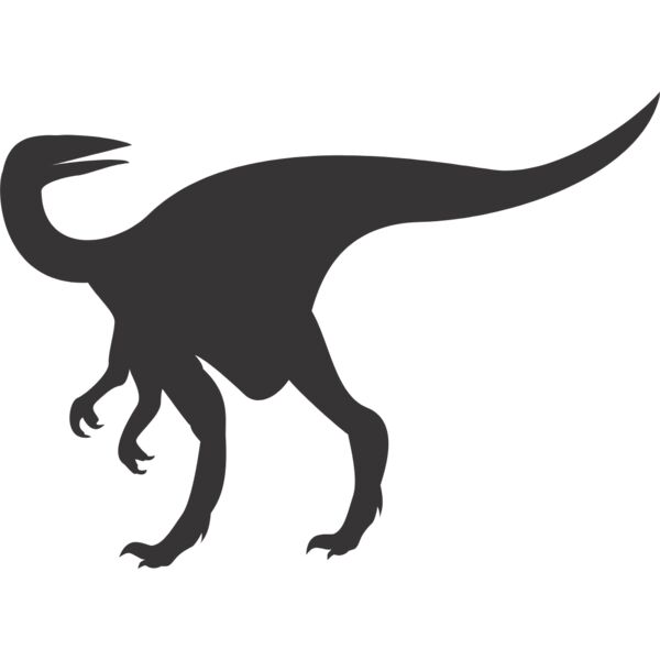 Raptor Dinosaur Silhouette 2 Thumbnail