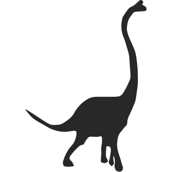 Brachiosaurus Dinosaur Silhouette 6 Thumbnail