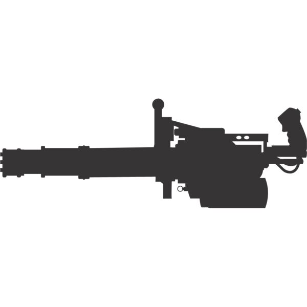 Minigun Gun Silhouette 1 Thumbnail