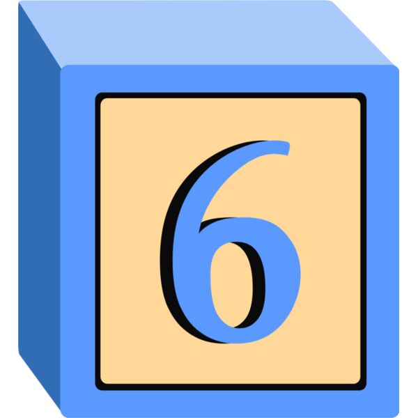 Toy Block Six 6 Thumbnail