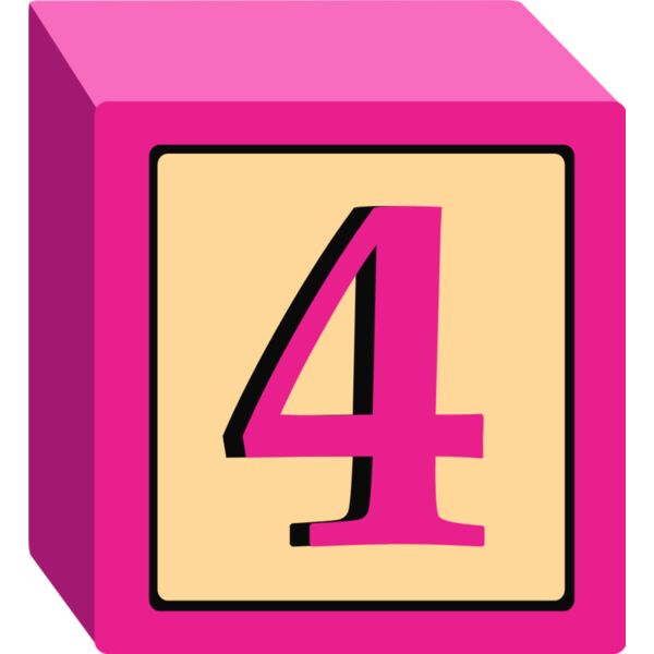 Toy Block Four 4 Thumbnail