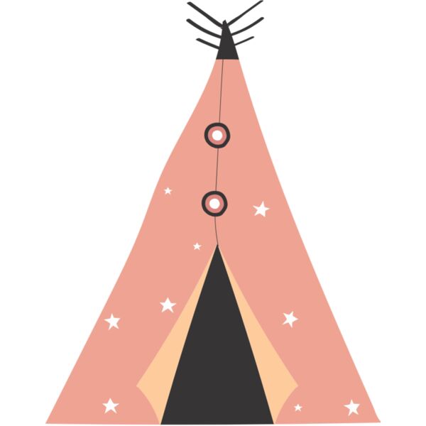 Watercolor Tribal Teepee Tent 1 Thumbnail