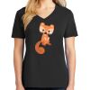 Ladies Core Cotton V-Neck Tee Thumbnail